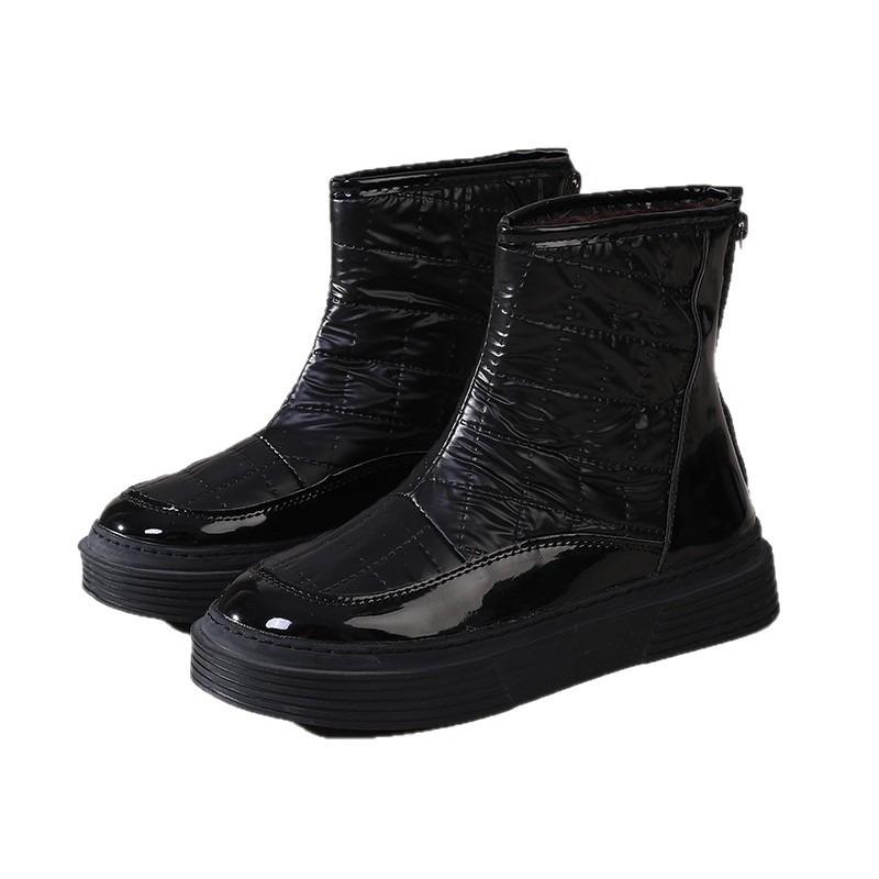 Thick-soled Snow Boots Women's Short Boots Autumn and Winter Warm Fluffy Boots Fashion Women's Short Boots