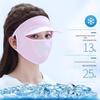 Women's Anti-UV Ice Silk Breathable Sunscreen Mask for Summer Cycling and Driving