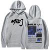 Rapper Milo J 511 Album Merch Hoodies Men Women Clothing Vintage Hip Hop Hooded Sweatshirt Casual Oversized Pullovers Streetwear