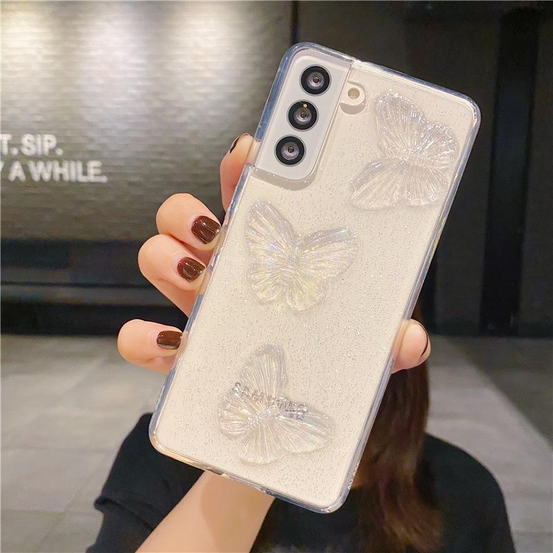 Dream Crystal Butterfly Samsung S11ultra Mobile Phone Case A11 1G Transparent Note11 Epoxy S11 +