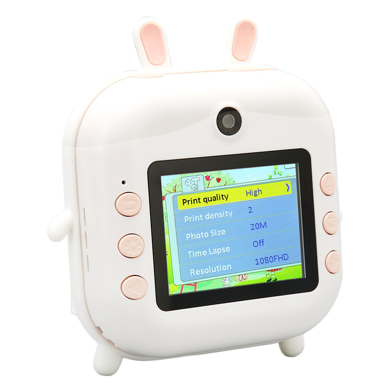 Print Camera 2.4inch   Screen 48MP 1080P Video 8x Digital Zoom Thermal Printing Kids Digital Camera
