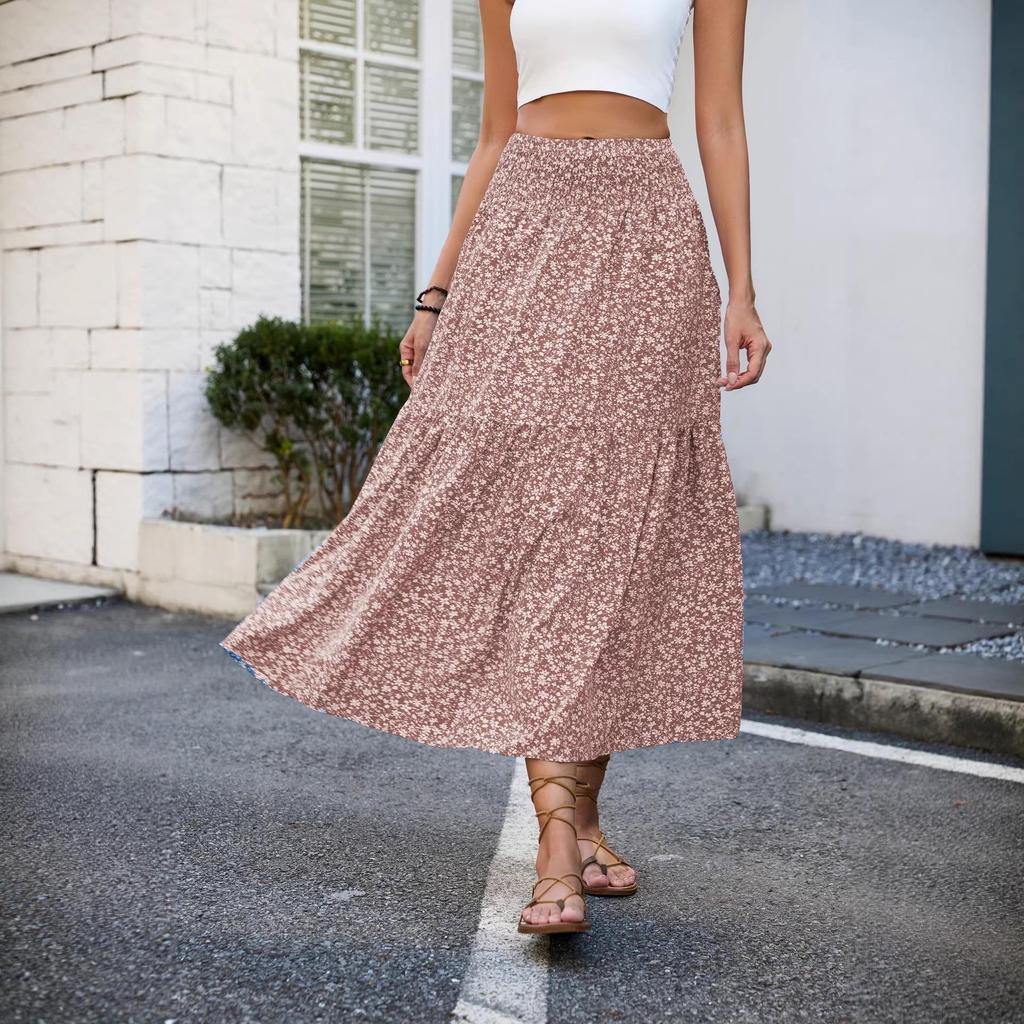 2026 Floral High-Waisted Casual Fashion Skirt for Women