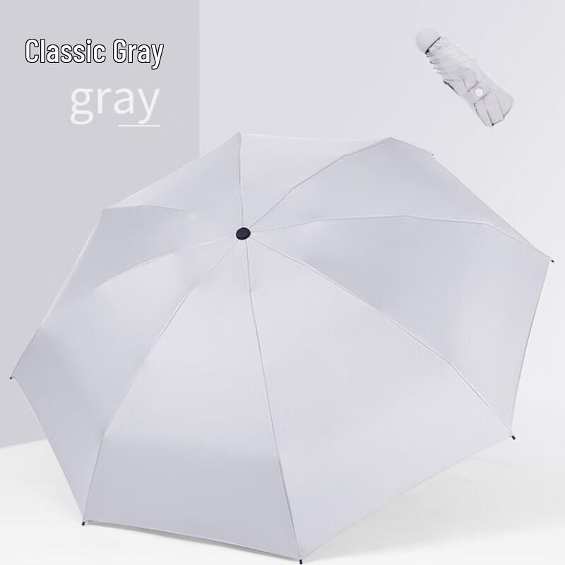 Xu Qing 5-Fold 8-Rib UV Protection Pocket Umbrella