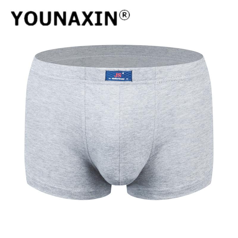Europe Big Size Men's Underwear Panties Boxer Briefs Modal Underpants Boy Undies Undershorts Solid Color Knickers S M L XL 2XL