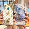 Handyhülle Für Infinix S5/S5 lite/X652/Camon 12 Air/CC6 Schwarz Niedliche Cartoons Bemalte Hülle Stoßdämpfer Weiche Stoßfeste Schwarze Hülle