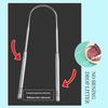 Premium 1Pcs/4Pcs Metal Tongue Scraper Cleaner For Adults & Kids Portable Stainless Steel Tongue Scrapers Brushes For Removing