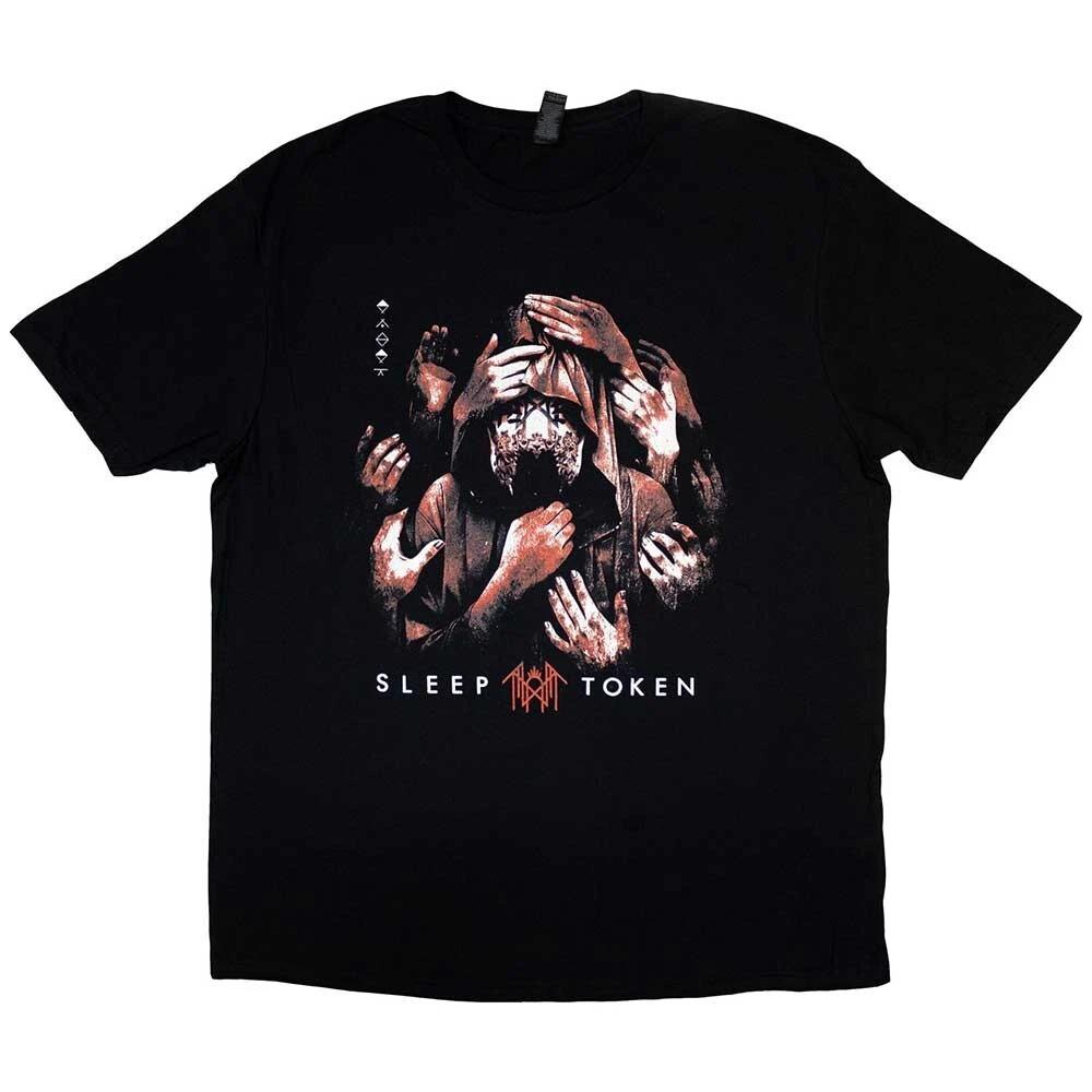 Sleep Token Grabbing Hands Черная футболка - НОВАЯ XL