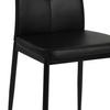 Vidaxl Dining Chairs, 4 Pcs, Black, Upholstered In Faux Leather