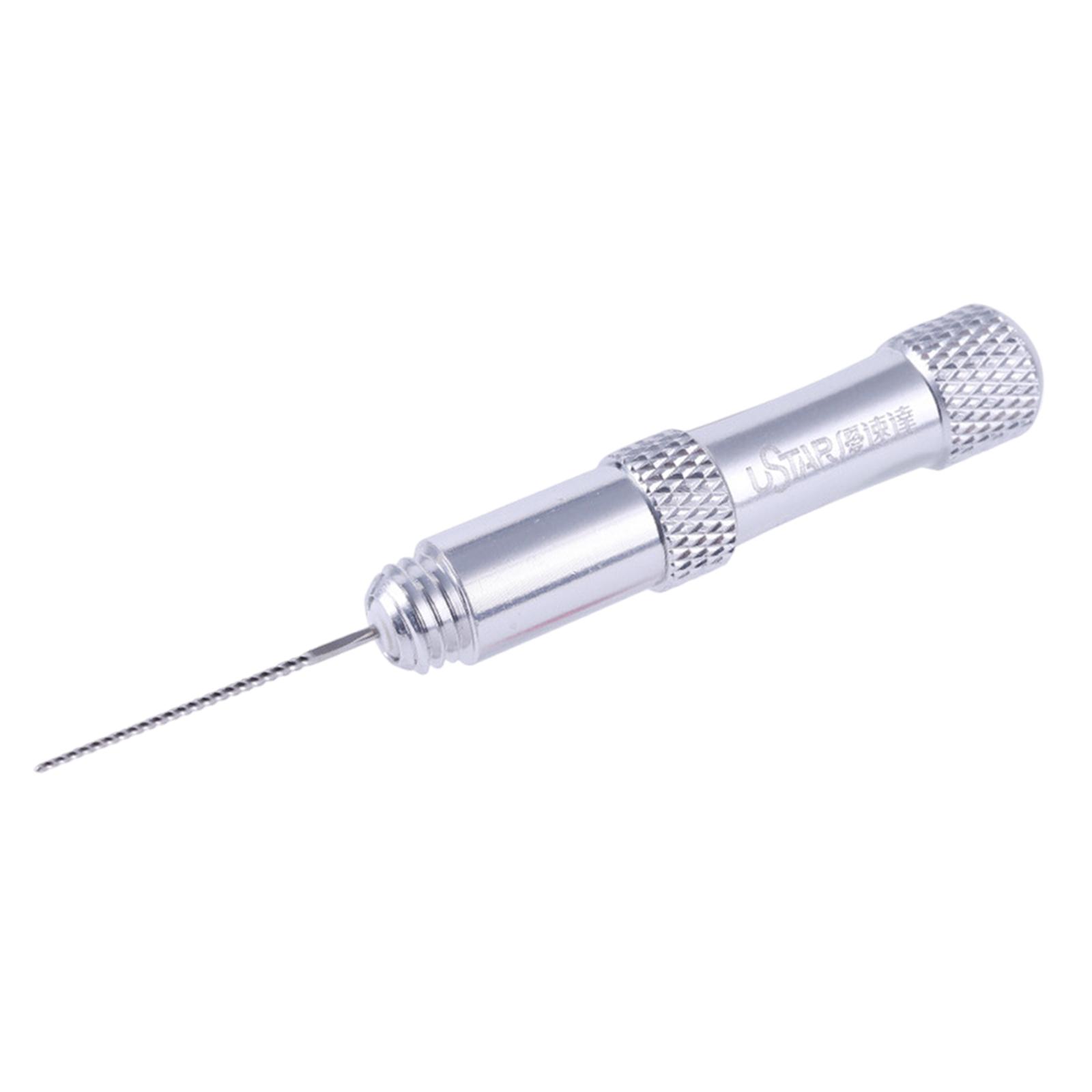 Микро-подающий стул Микро-щелевой файл Надежный Ручной инструмент Портативный Прецизионный серебряный