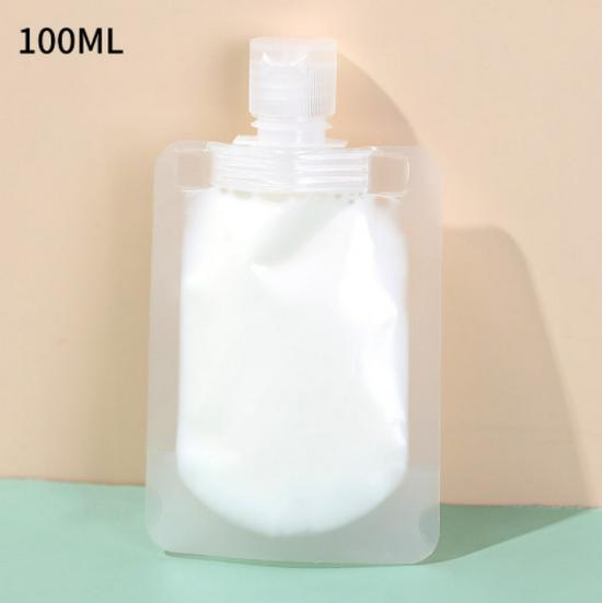 Transparent Travel Bag for Liquid Cosmetics and Toiletries