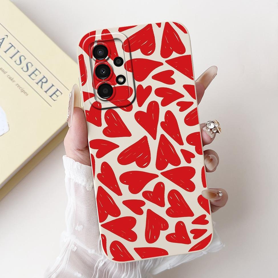 For Samsung A23 4G A235F Case 5G A236U Silicone Cute Cat Fashion Butterfly Love Painted Cover For Samsung Galaxy A23 Phone Case