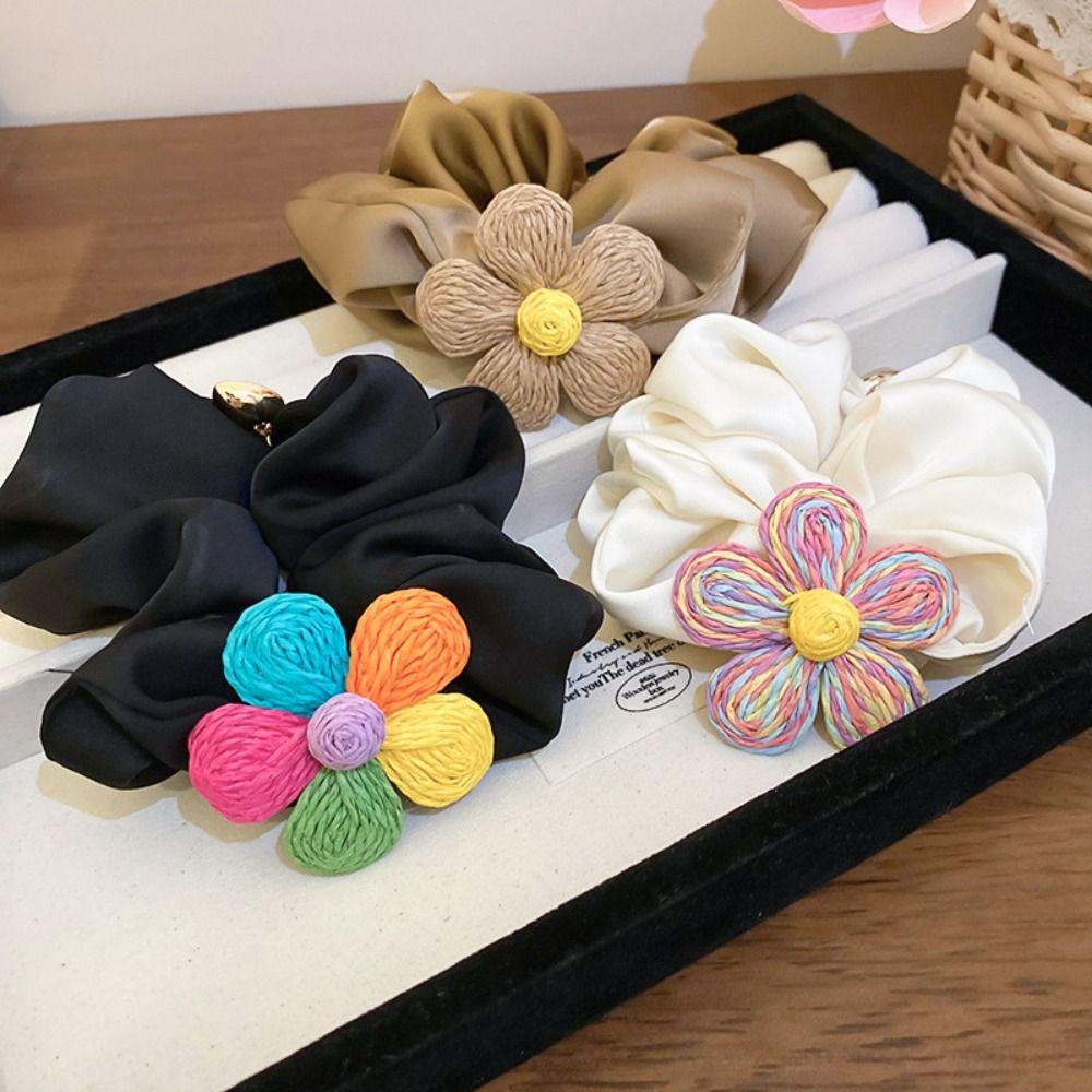

Headwear Sweet Hair Rope Headdress Hair Tie Fashion Flower Scrunchies Girls