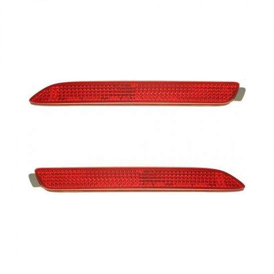 2Pcs Rear Bumper Reflector Set For Toyota Sienna 2011- NX200t NX300h 2015-17