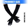 Bridal Sleeves Gloves Wedding Dancing Gloves Christmas Party Supply Long Stretchy Gloves for Concert Operas