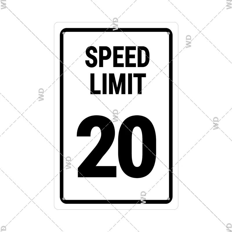 Verkehrssicherheit Notausgang Geschwindigkeitsbegrenzung Parkplatz Blechschild Retro Straßentür Gartenzaun Schilder 8x12 Zoll Metallschild Dekoration