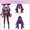 Genshin Impact Mona Cosplay Kostüm Komplettset Hochwertige Baumwolle Exquisite Details