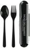 Showa Cutlery Set SALAD DELI MARKET Black L