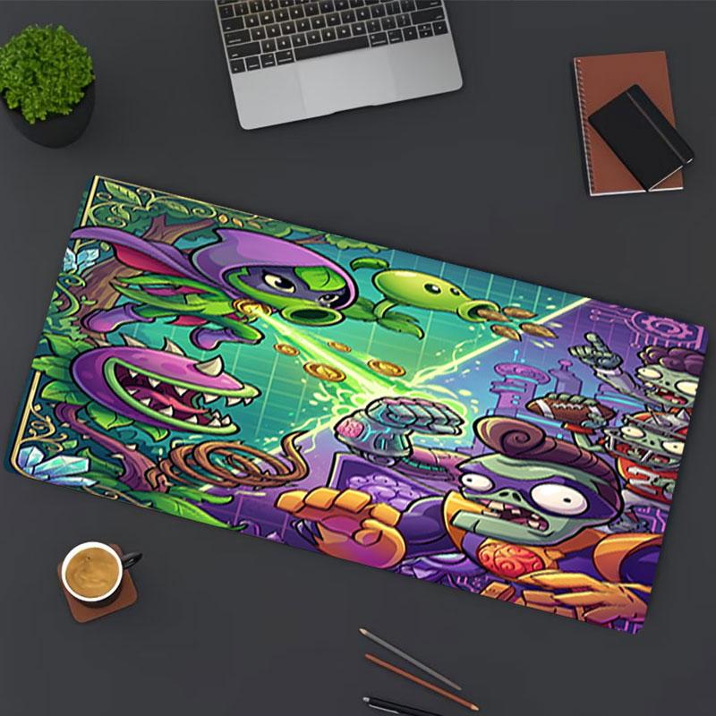 Plants VS Zombies Print Mouse Pad, for Keyboard Pad Laptop PC Mat for Office Home Use, Desk Decor, Perfect Birthday Gift for Gamers