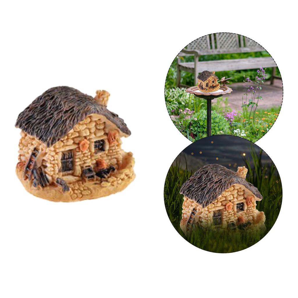 Gardening Creative Micro  Small House Villa Resin Decoration