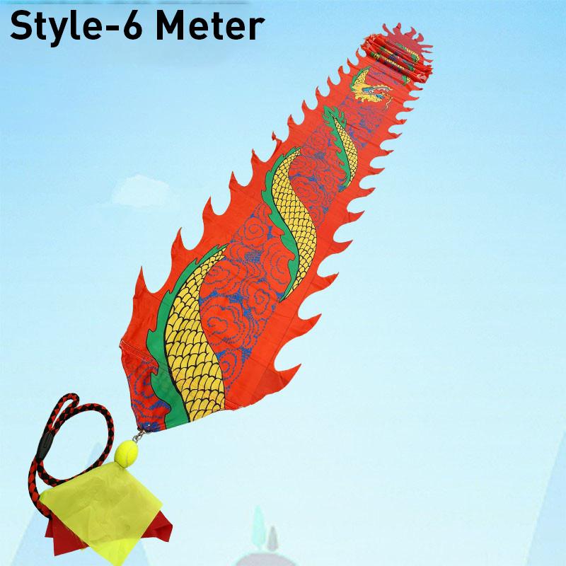Adult Fitness Dragons Sports Flying Dragon Swinging Dragons Colorful Ribbons Shaking Ball Dragon Dance with Colorful Ribbon