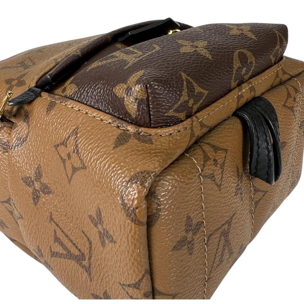 LOUISVUITTON Monogram reverse Palm Springs Backpack Daypack leather Women M44872 Used