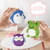 Tefola Crochet Kit, 3-Piece Stuffed Animal Set (Frog, Owl, Penguin), DIY Craft Set for Beginners, with Tutorial (#1)