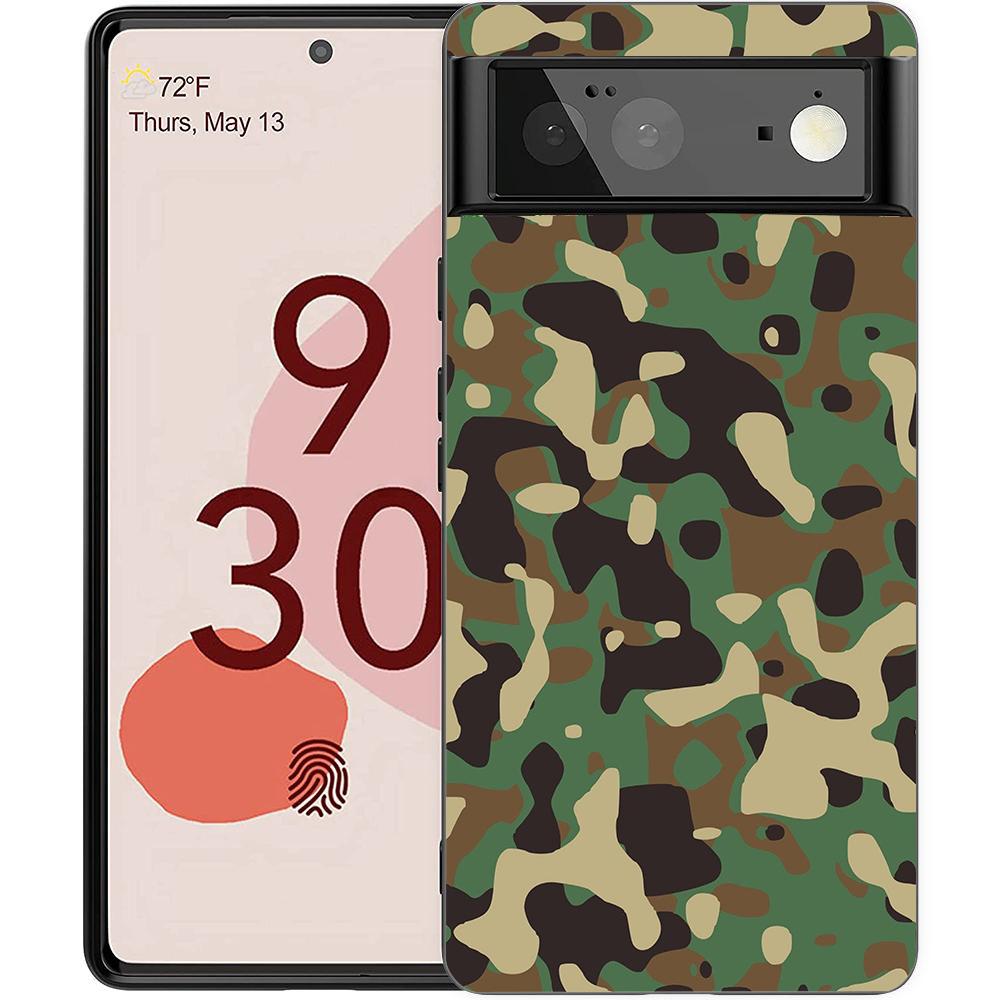 

Camouflage Camo Phone Case Cover for Google Pixel 8 7 6 7A 6A Pro 5G Shockproof Silicone Soft 9 Pro XL 8 Pro 5G Shell Coque Bags Pixel 8 5g