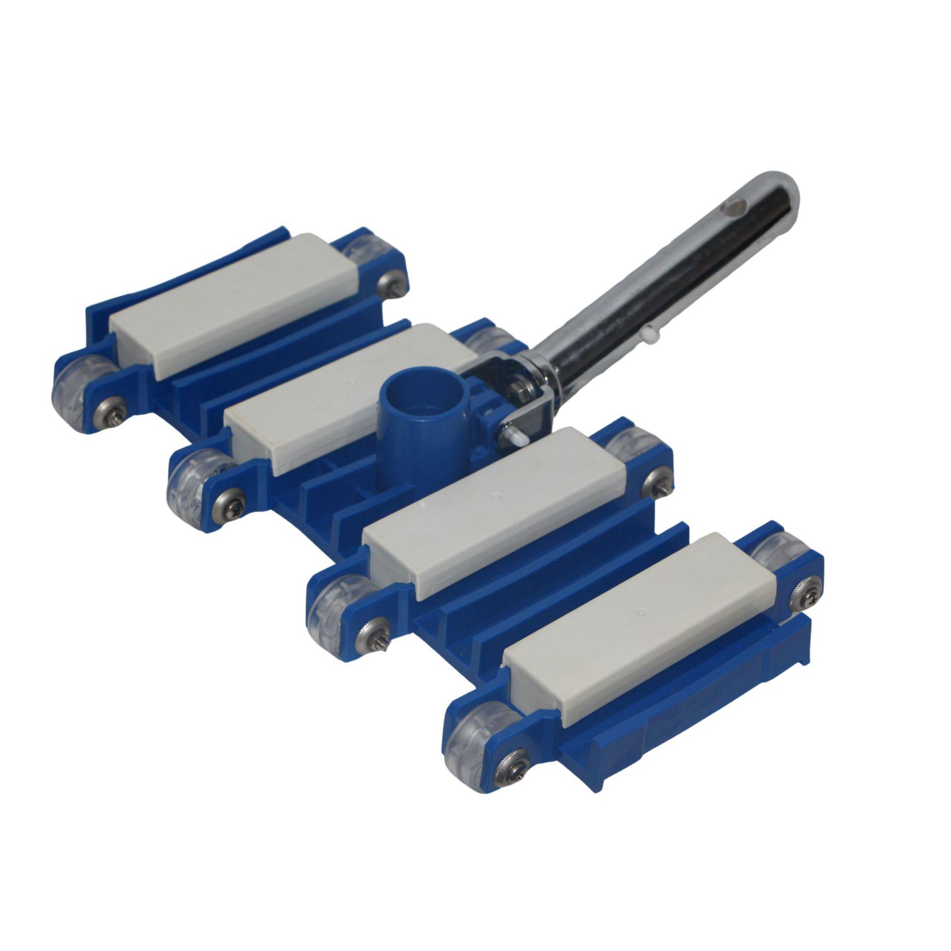Pool Vacuum Suction Head with Bottom Brush - Cleaning Accessory