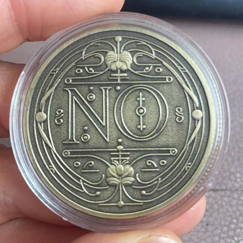 Yes or No Decision Coin Souvenir Commemorative Coin Collection Lucky