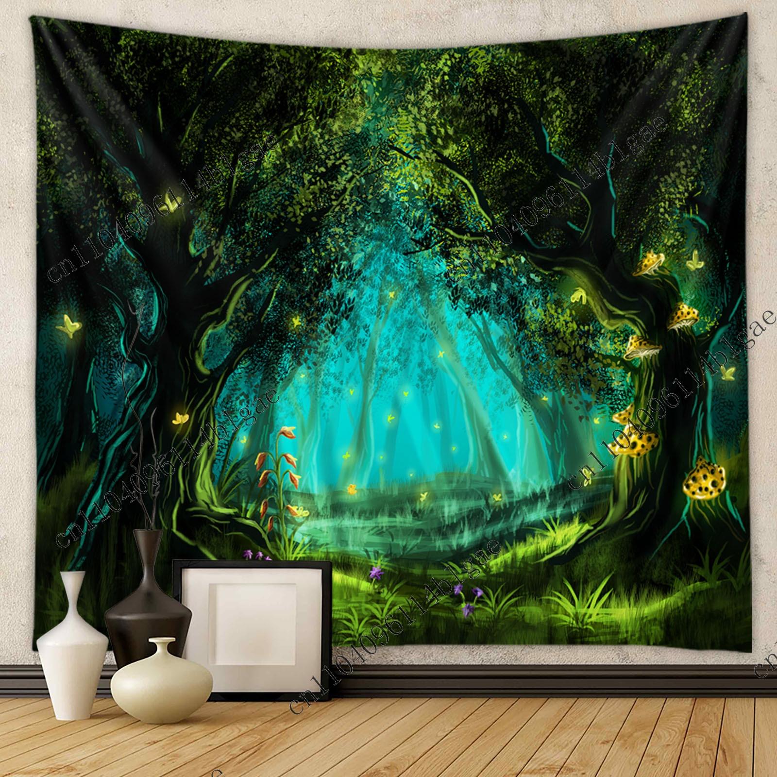 

Nature Scene Bedroom Decoration Scenic Blossom Wall Decorating Cloth Wall Tapestries Room Decor Wall Cloth Party Hanging 40CMX60CM