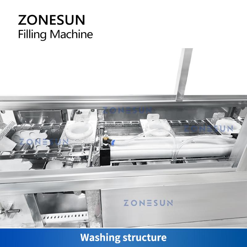 ZONESUN 5 Gallon Drinking Water Liquid Barreled Water Filling Machine Bottle Rinsing Packaging Capping Sealing ZS-XG100J
