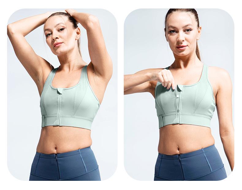 Women's Shockproof High-Intensity Sports Bra: Plus Size, Gathering, Shaping, Yoga & Running Vest