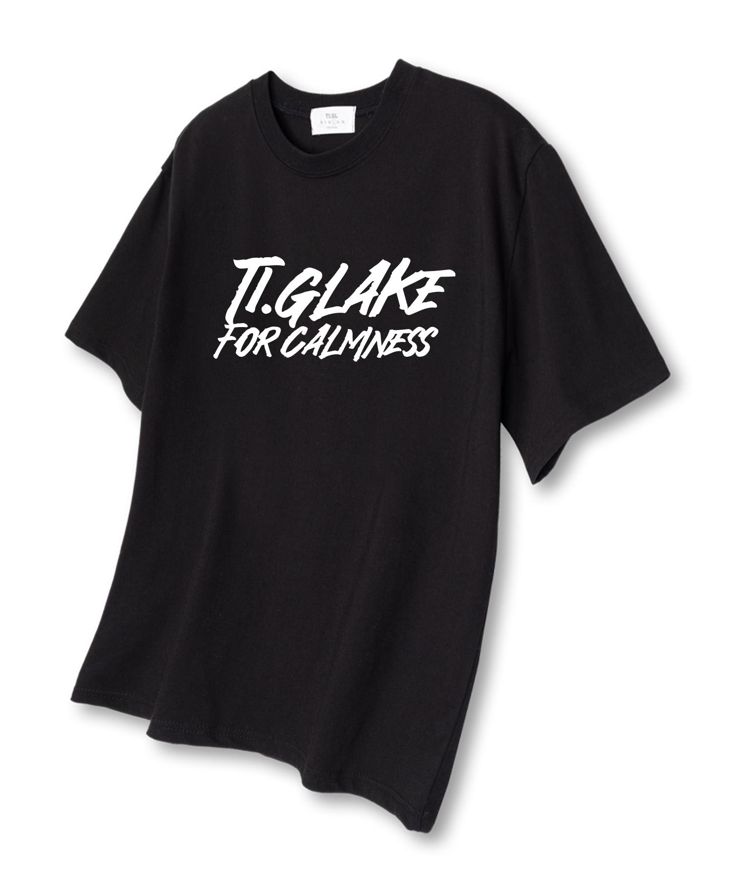 Tee Glake Front Logo Oversized Short Sleeve T-Shirt Black Xl