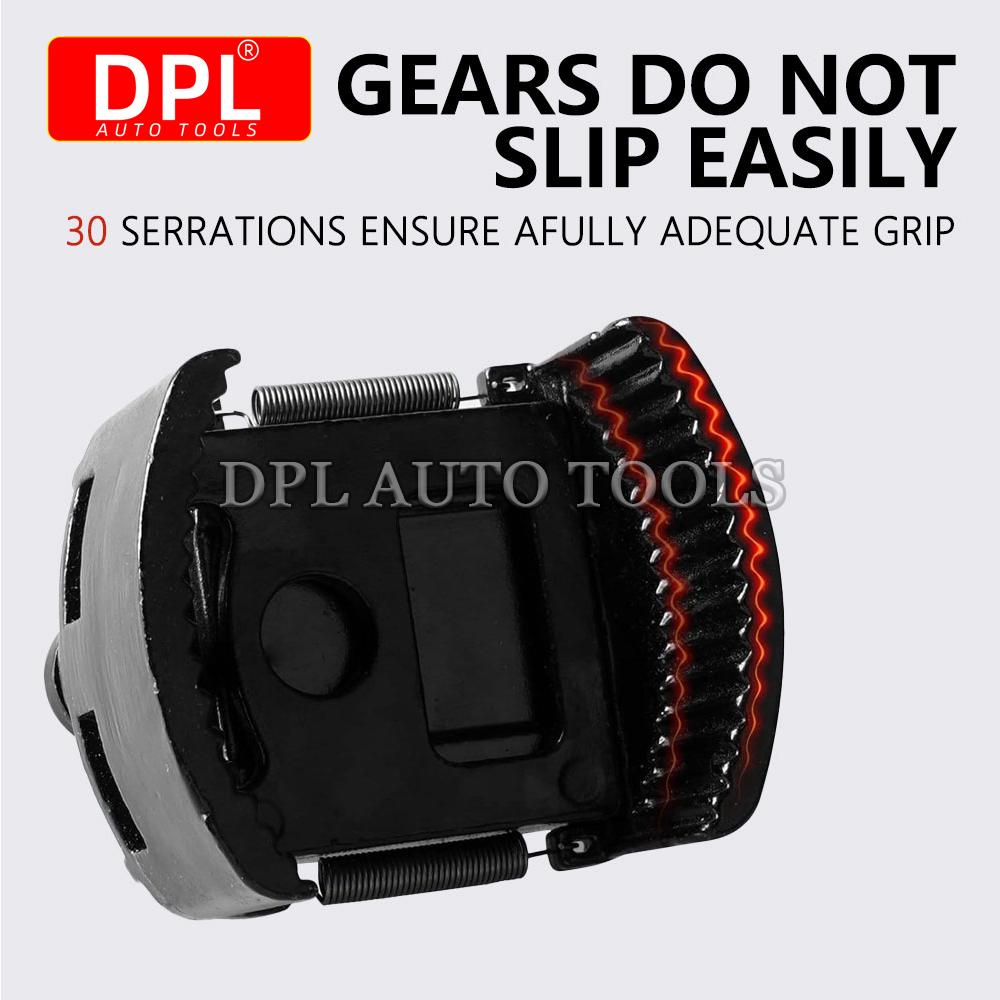 Universal Adjustable Oil Filter Wrench Set for 60mm-80mm Removal Tool Cap 1/2"
