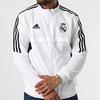 Adidas Color Block Striped Sports Training Long Sleeve Jacket Men Jacket White HA2595