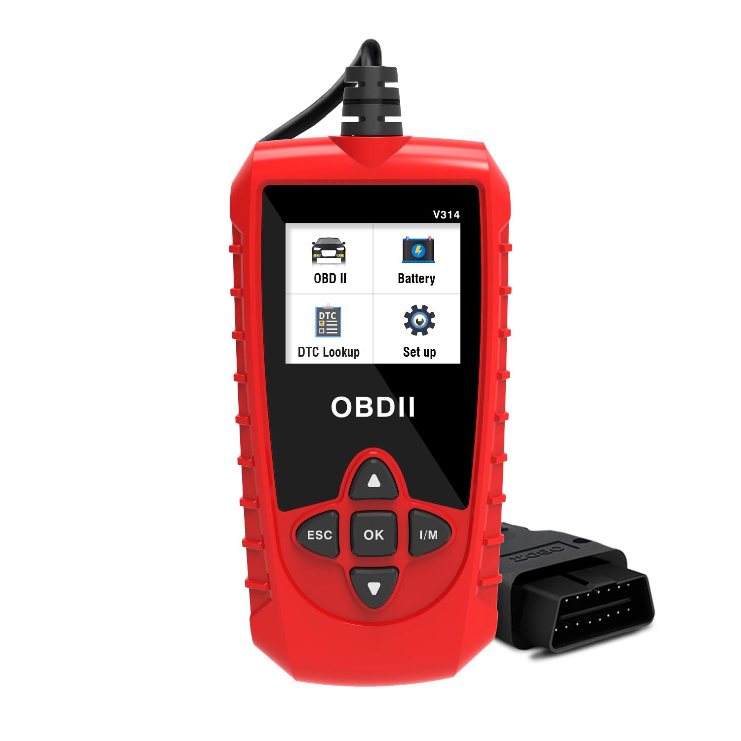 

Новейший сканер OBD2 V314, считыватель кодов, сканер неисправностей двигателя, профессиональный диагностический инструмент автомобиля для всех автомобилей с протоколом OBD II зелёный