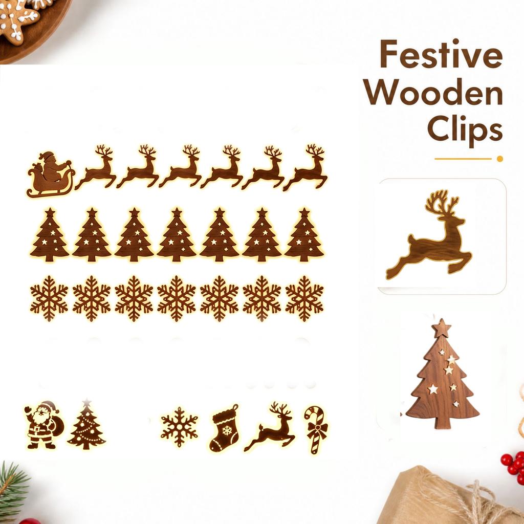 2D Flat Wall Decor with Christmas Lights for Holiday Home Festive Display