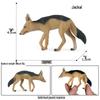 Heart-Shaped Children's Cognitive Toy: Roaring Tibetan Wolf Model Ornament