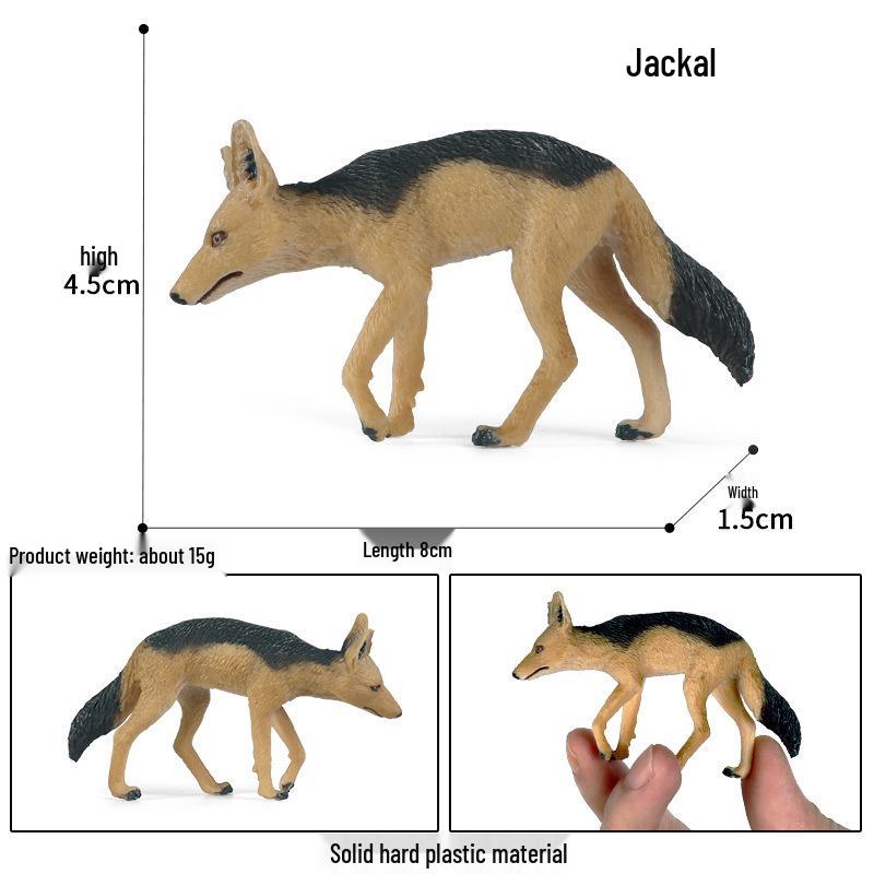Heart-Shaped Children's Cognitive Toy: Roaring Tibetan Wolf Model Ornament