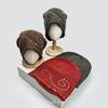 New Men Women American Retro Rivet Stars Knitted Hats Personal Warm Niche Fashion Street Beanies Hip-hop Versatile Loose Casual