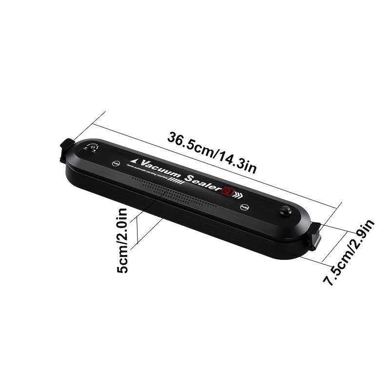 1set 10pcs Compact Food Vacuum Sealer Machine with Automatic Air Sealing System and Bags for Home and Kitchen
