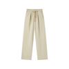 PEACEBIRD Women's High-Waist Knit Wide-Leg Pants