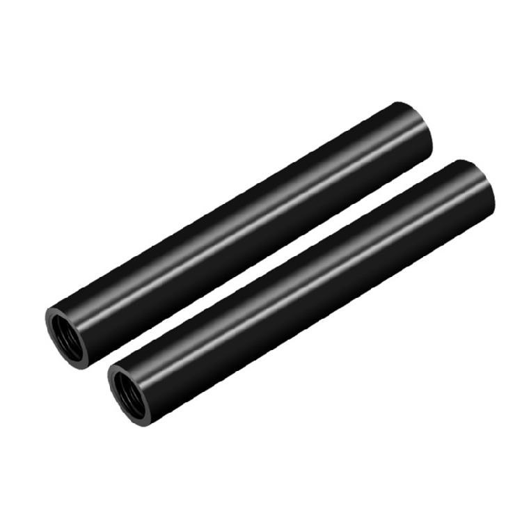Sistema de Trilho de Câmera de Alumínio de 15mm Haste de Extensão Roscada M12x1.75 Comprimento 5-50cm Opção Para Equipamento de Estúdio DSLR