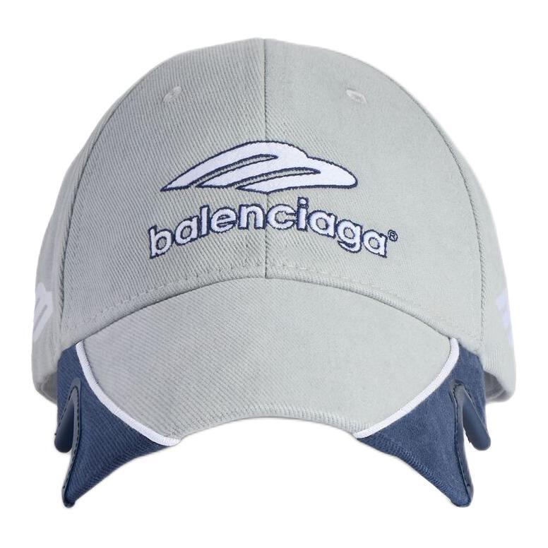 Balenciaga 3B Football Cap 'Light Grey Blue' Men's 857722410B21242