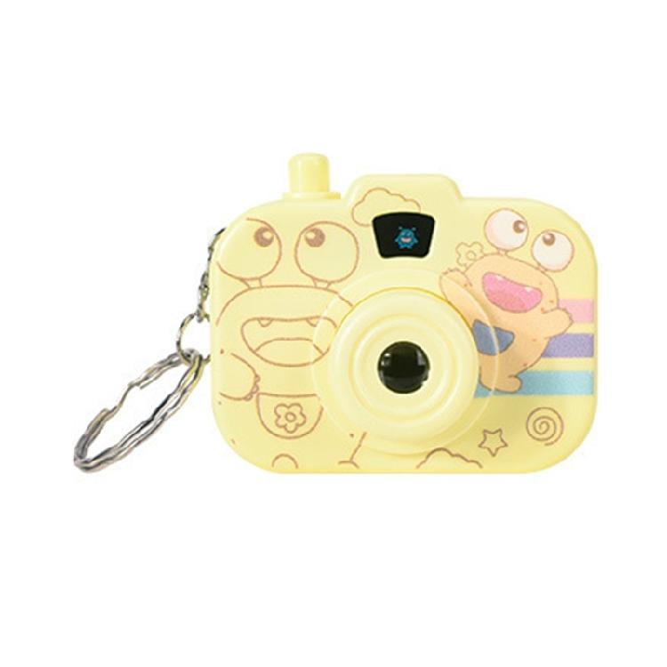 Creative Play Projector Camera Keychain For Kids Portable Plastic Toy With Cartoon Light Display Stylish Keyring