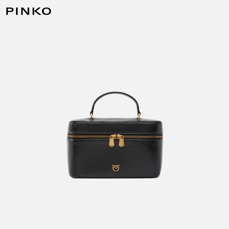 

Шкіряна сумка-кросбоді PINKO у формі скриньки