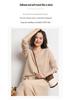 Korean Style Women's V-Neck Cashmere Pullover Sweater, 2023 New Loose Fit, Slimming & Flaw-Hiding Solid Color Knitwear