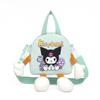 School Kid Kuromi Bag Cartoon Design Lightweight Nylon Material Outings Daily
