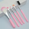 Gemon Pink 5-Piece Makeup Brush Set