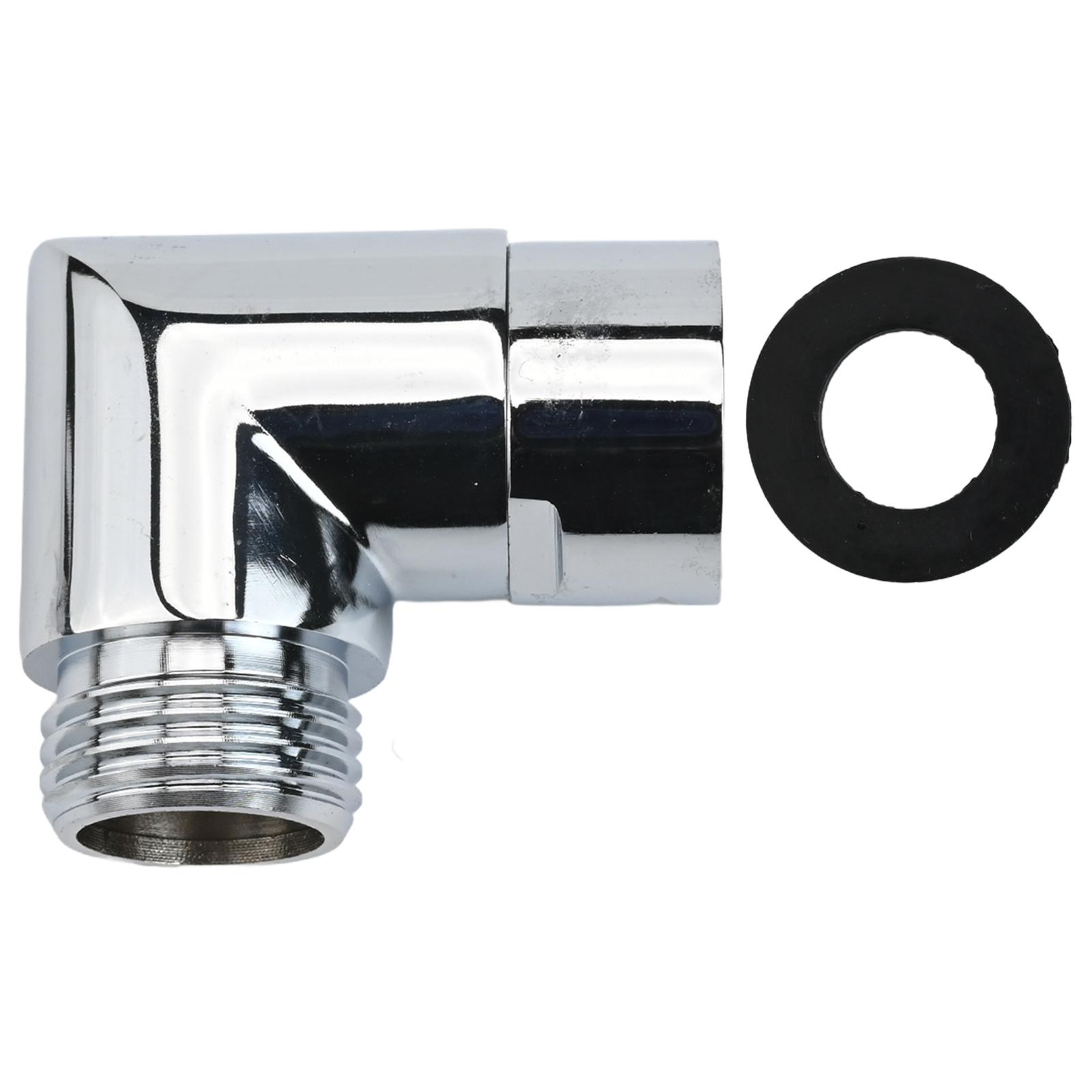 90 Degree Shower Elbow Adapter Copper Connector for Adjustable Water Direction